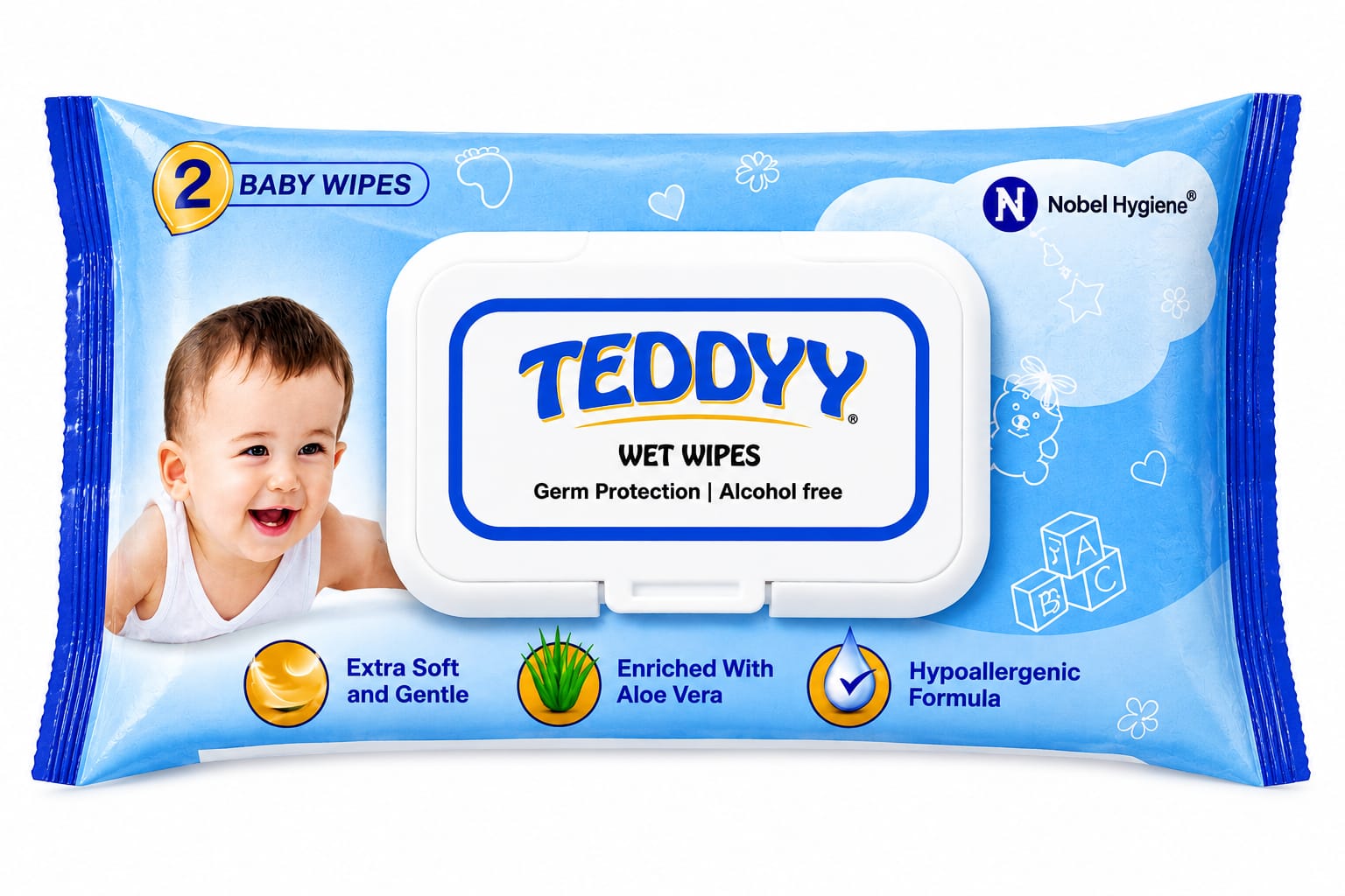 Teddyy wet wipes