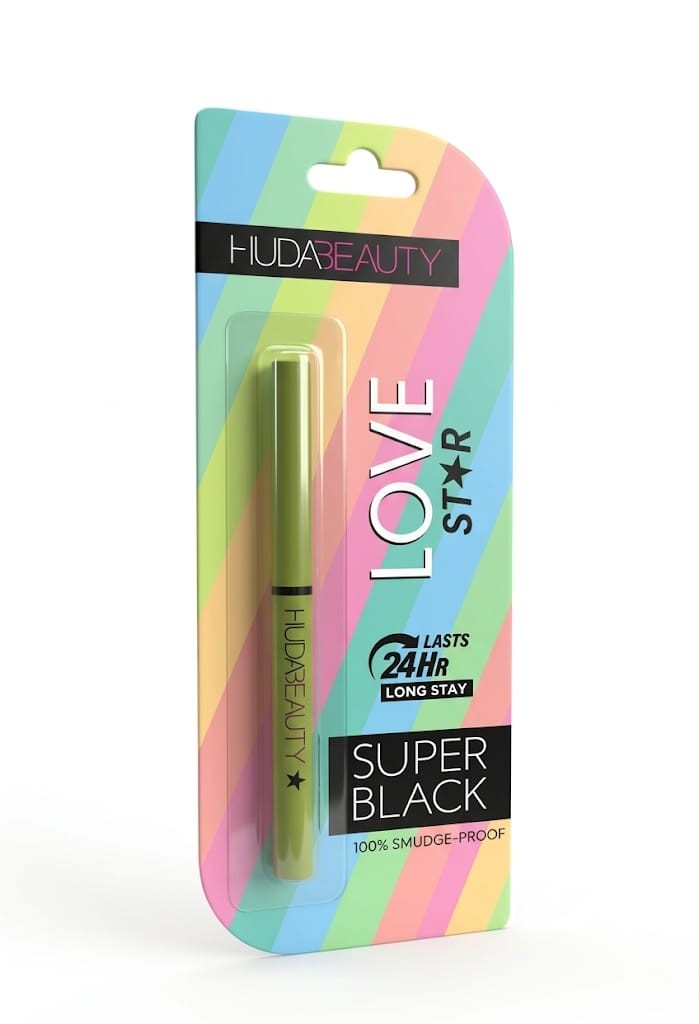 HUDABEAUTY  Longwear Kajal, Bold Black, Waterproof, Smudge-proof, (24hrs)