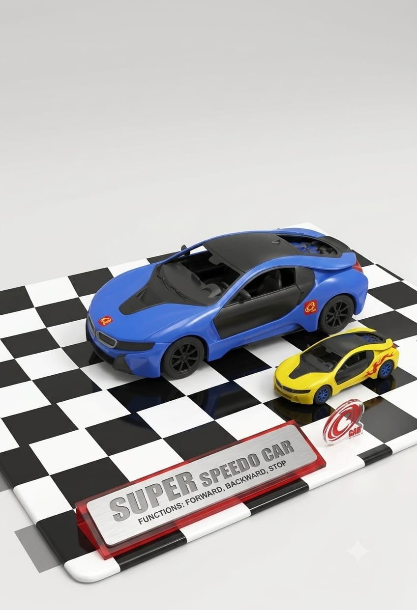 Remote Control Two Way Racing Car | Backward and Forward Direction | 3D LED Lights