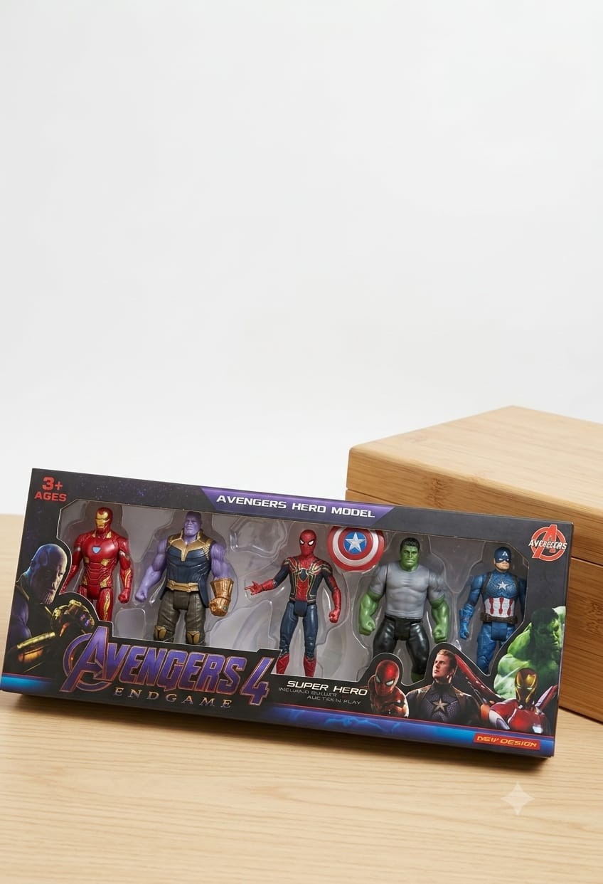 Avenger Toy Set for Kids Super Hero Action Figure Toy Set for Boys Girls Best Gift for Children